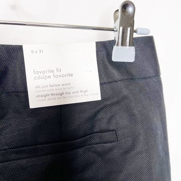 CALVIN KLEIN Black Linen Blend Pants - Picture 5 of 7